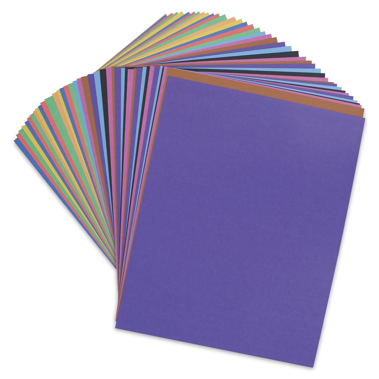 Pacon Railroad Board - 22" x 28" x 4 Ply, Assorted, 50 Sheets